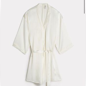 Intimissimi silk robe / kimono and slip